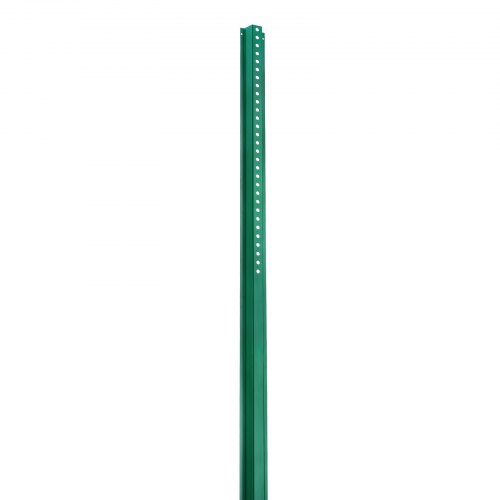 Skiltestolpe, 4-pak U-profil stål 183x8x3,5 cm, grøn, kraftig