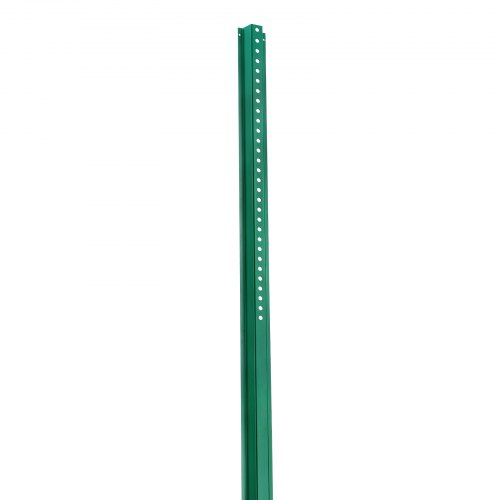 Opastepylväs, 8 ft U-kanava teräs, 244x8x3,5 cm, vihreä, raskas teräs