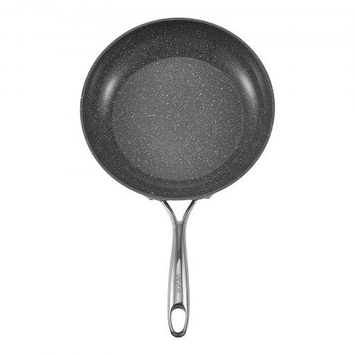 Stegepandesæt, 3 dele, 20x27x8.5 cm, 27x30x8.7 cm, 20x37.2x6.8 cm, grå, aluminium, nonstick
