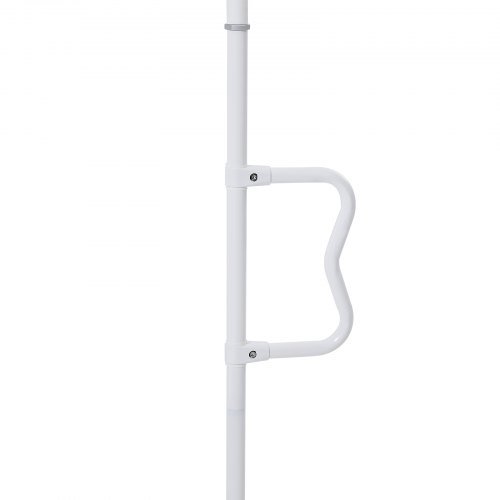 Transferstang, gulv-til-loft gribestang 550x215x3050 mm, hvid, metal
