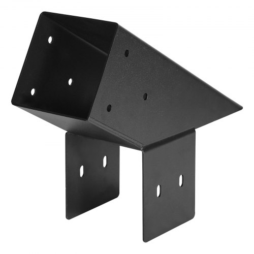Pergola beslagssæt, 92x92 mm, sort, udendørs stål