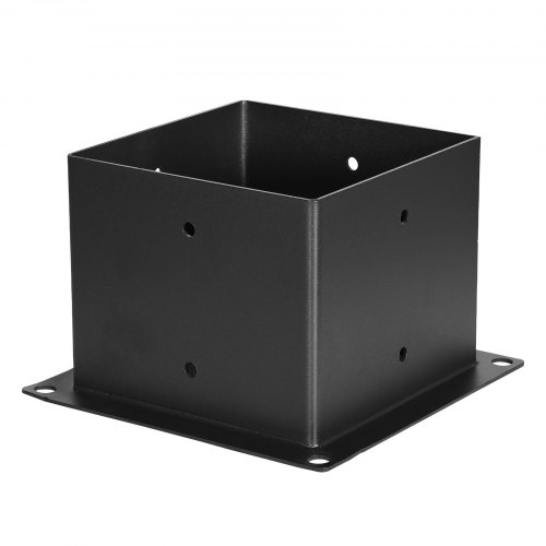 Pergolan kiinnikesarja, 3-tie kulmakiinnike 142x142 mm, musta, hiiliteräs