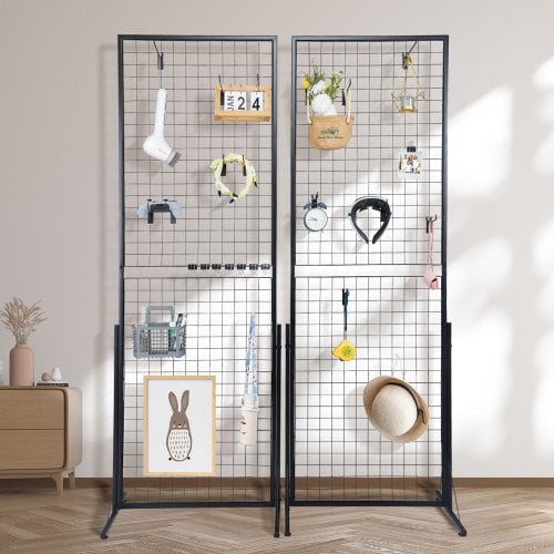 Grid Väggpanel Torn, 61x170,7 cm, Dubbelsidig, Stål, Exponeringsställ