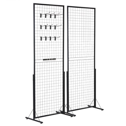 Grid Väggpanel Torn, 61x170,7 cm, Dubbelsidig, Stål, Exponeringsställ