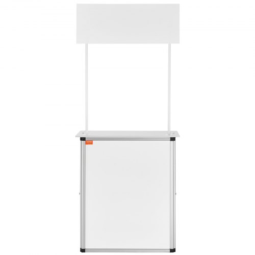 Messedisk, 78,5x38x181,5 cm, Hvid, Sammenklappelig Opbevaring