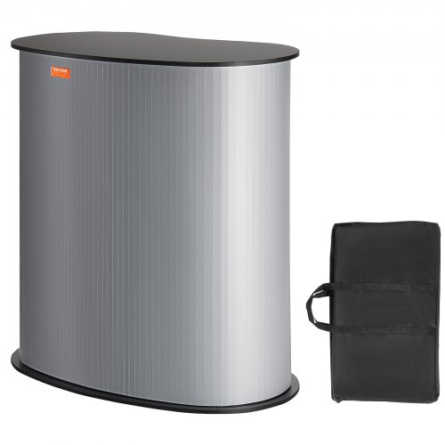 Podiebord, 90x49x94 cm, Sort, Sammenklappelig Display