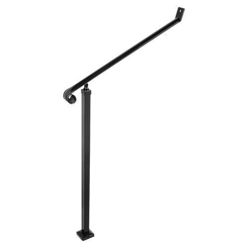Käsijohde, 76.5x159.6 cm, Musta, Taottu rauta