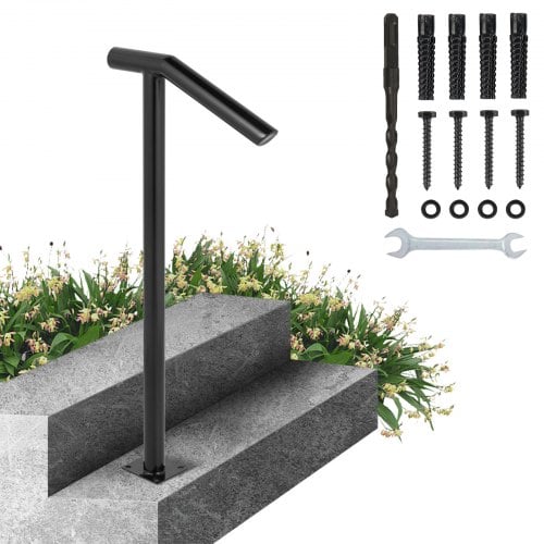 Handledare, 45x96 cm, Svart, Metall