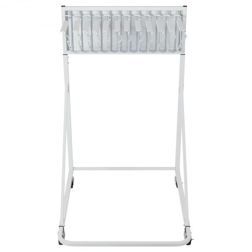Blueprint opbevaringsreol, justerbar højde og bredde, 1120x670x1560 mm, hvid, metal