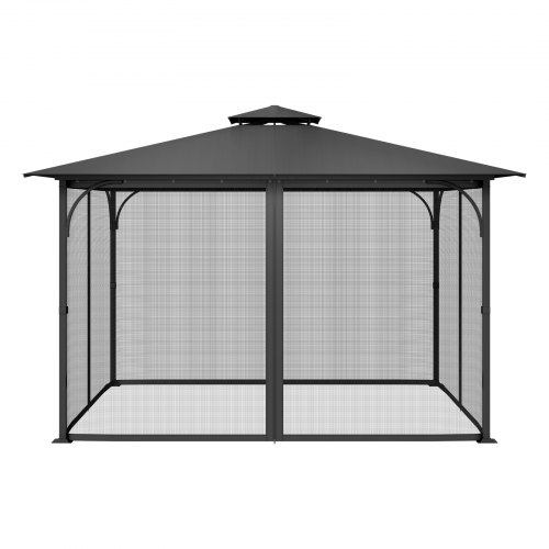 Paviljongnät, 275x375x205 cm, Svart, Nätväv