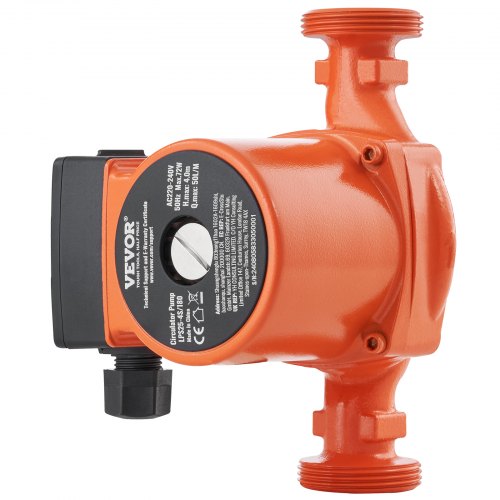 Lämminvesikiertopumppu LPS25-4S-180, 38 mm, valurauta, säädettävä