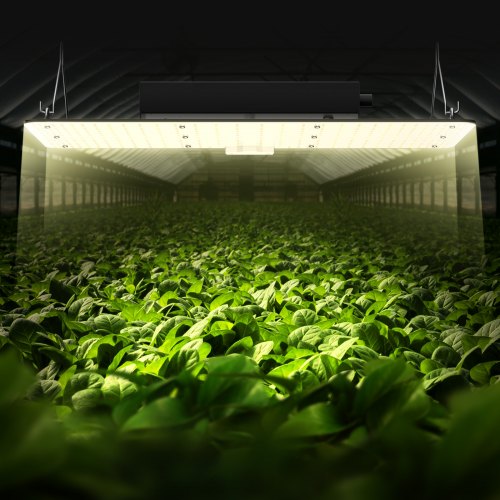 LED vækstlampe, 200W fuldspektrum dæmpbar, 30x60x7,7 cm, indendørs planter