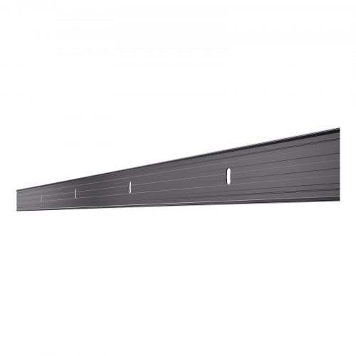 Kantafgrænsning, 1830x10x0,2 cm, Sort, Aluminiumlegering