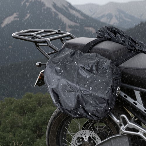 Motorcykeltaske 35x20x17 cm Sort, Vandtæt Opbevaring