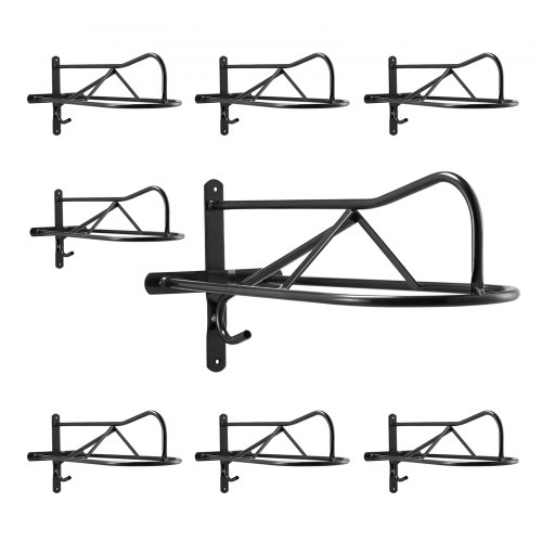 Sadelställ, 69,3x41,4x31,8 cm, Svart, Metallförvaring