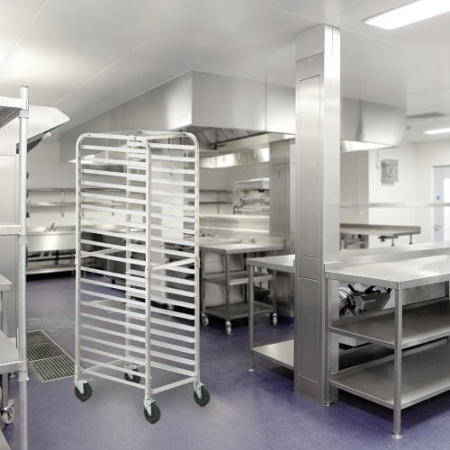 Bagerireol, 20-niveau aluminiums bakkeholder, 66x51.8x177.8 cm, Opbevaring