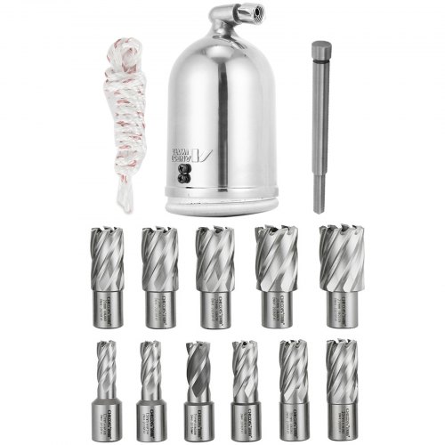 Magneettiporakone MD40, 38,1 mm, 11-osainen teräsarja, 125 mm porakone