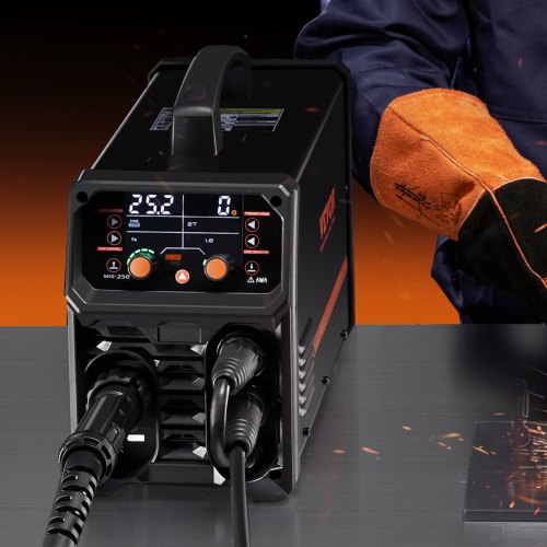 MIG-hitsauskone 250A 5-in-1 synerginen hitsauslaite 43x18x32 cm