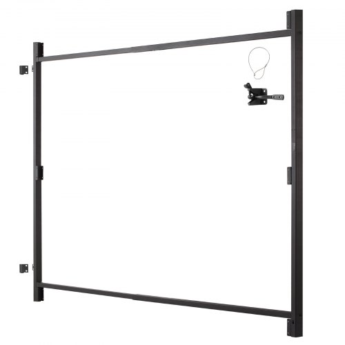 Portbygningssæt, 152,4x243,8x165,1 cm, Sort, Jern