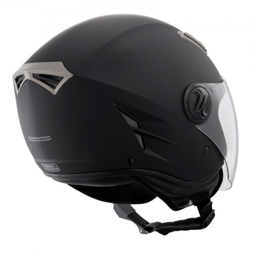 Motorcykelhjelm, 34,7x27,5x23,8 cm, Sort, ABS