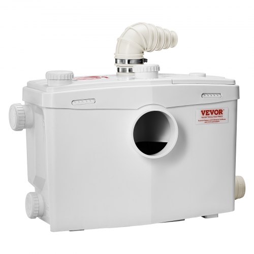 Maceratorpumpe, 1200W, 440x190x310 mm, spildevandsbortskaffelse