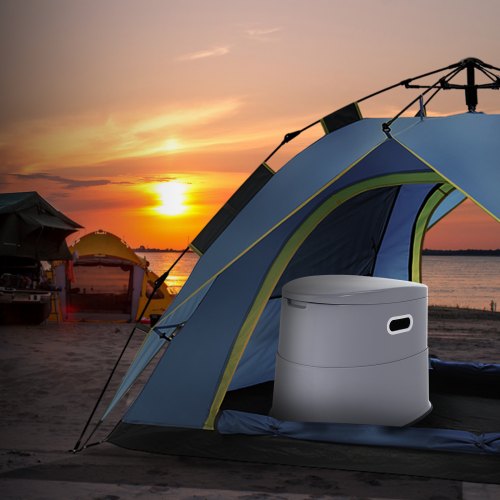 Transportabelt toilet, 50x46,7x40 cm, bærbar, opbevaring