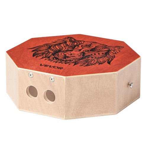 Cajon-rumpu, 29.5x29.5x10 cm, luonnonpuu, koivupuu, soitin