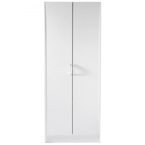 Keittiökaappi, 30.5x61x152.9 cm, valkoinen, säädettävät hyllyt
