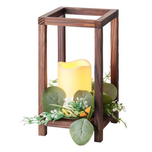 Lanterne midterstykke sæt, 140x140x254,8 mm, Brun