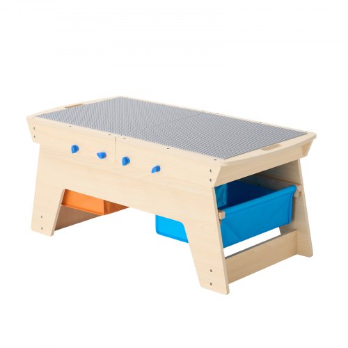 Barnaktivitetsbord, 90.5x49.7x39.3 cm, Natur, Trä