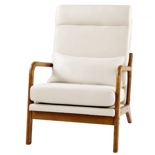 Nojatuoli, 64,5x82x93 cm, ruskeanbeige, pellavakangas Nojatuoli, 64,5x82x93 cm, ruskeanbeige, pellavakangas