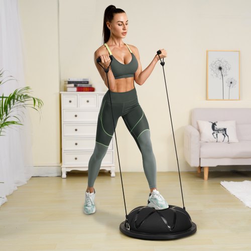 Tasapainotraineri, 58-XC-01, 58x20 cm, musta, PVC