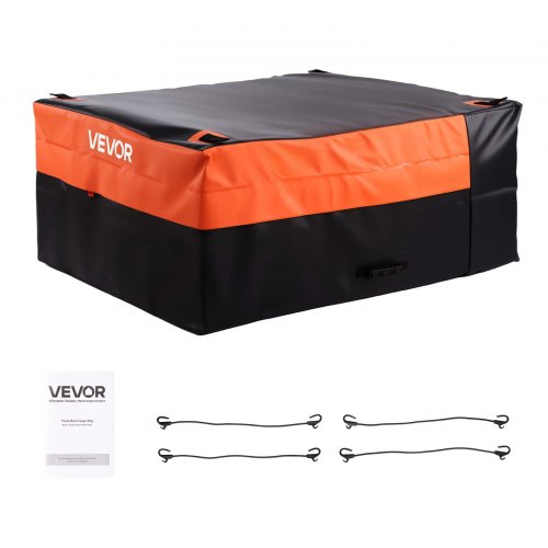 Lastbil lad bagage taske, 130x102x55,5 cm, Sort, Vandtæt PVC