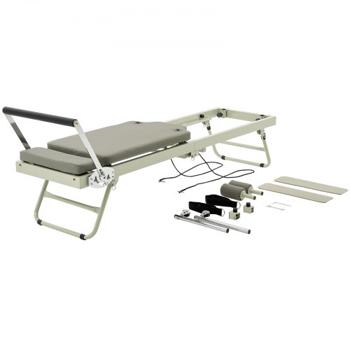 Pilates Reformer 208x56x72,5 cm Fällbar Träningsutrustning