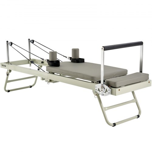 Pilates Reformer 208x56x72,5 cm Fällbar Träningsutrustning
