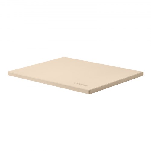 Pizzasten, 406x355x15 mm, Beige, Cordierit
