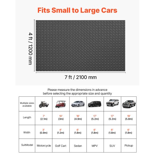 Autotallin lattiamatto, 120x213 cm, musta, PVC
