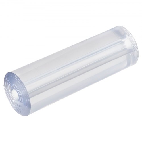PVC Strimmelgardin, 2.4x2.1x0.2 cm, Klar, Vandtæt Plast