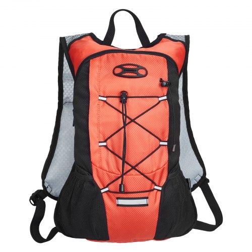 Hydreringsrygsæk, 2L TPU vandblære, 46x32x12,5 cm, sort, vandtæt polyester
