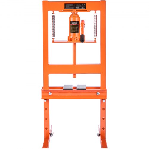 Hydraulisk værkstedspræser, 6 ton, 49,6x40x90,3 cm, stål