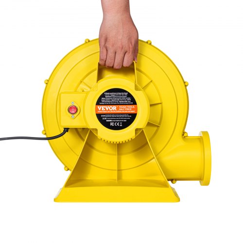 Luftblåsare, 42x24x42 cm, Gul, Elektrisk uppblåsbar pump