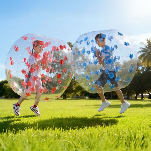 Oppustelige Bumper Balls, 2-pak, 120x103 cm, Rød Blå, PVC