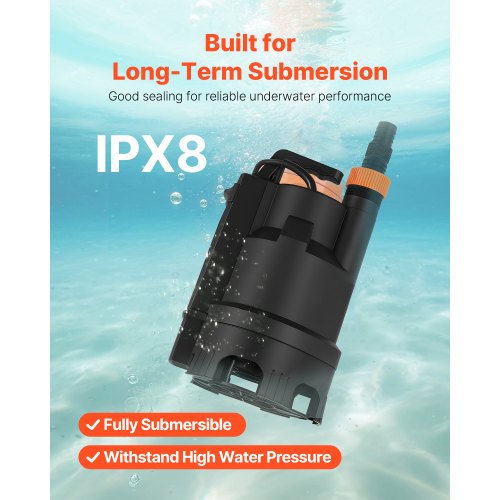 Uppopumppu 690W 17500 L/h 9 m PP-GF20 musta, vesipumppu