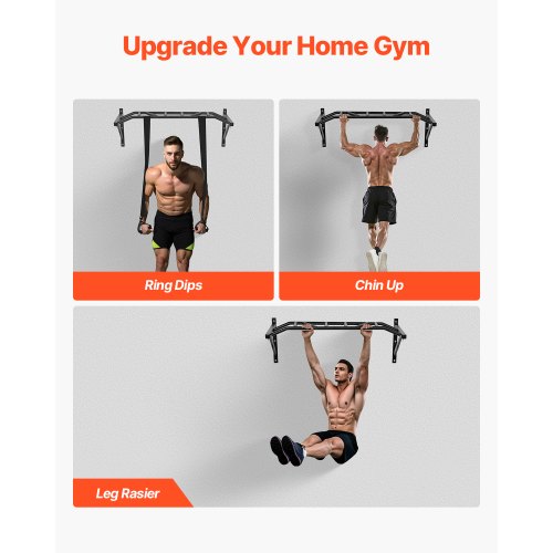Pull Up Bar, 126x58.6x45.6 cm, Sort, Stål
