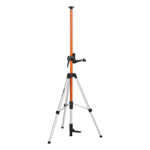 Laser-tasomittarin jalusta, 1040x3400 mm, korkeussäädettävä, alumiini, musta