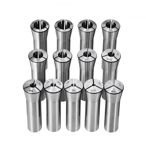 Collet-sæt, Præcision R8 13-dele, 32x103 mm, Opbevaringsboks, Stål