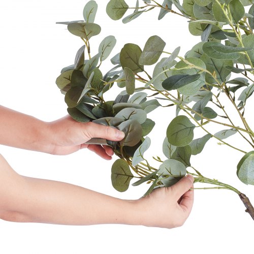 Tekokasvi eukalyptus, 80x80x181 cm, vihreä, PE-materiaali