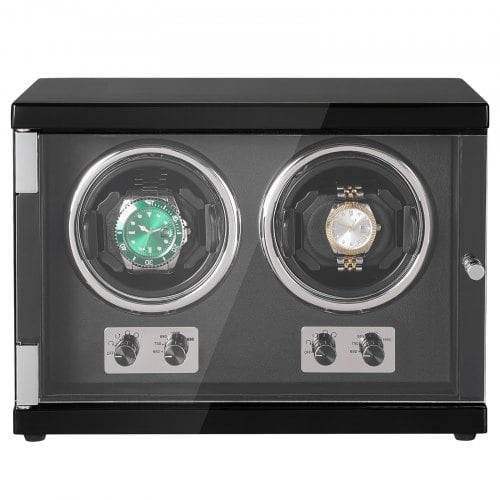 Urbevæger, Dobbelt Automatisk, 82x81 mm, Sort, Høj-Densitetsplade