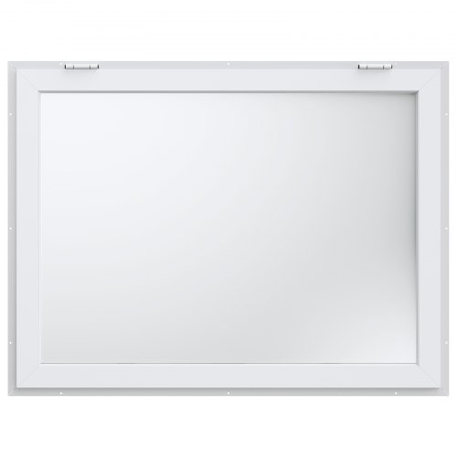 Concessionsvindue, 122x91,5 cm, aluminiumlegering, madvogn servicevindue