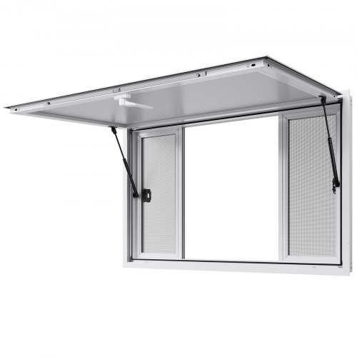 Concessionsvindue, 135x84 cm, aluminiumlegering